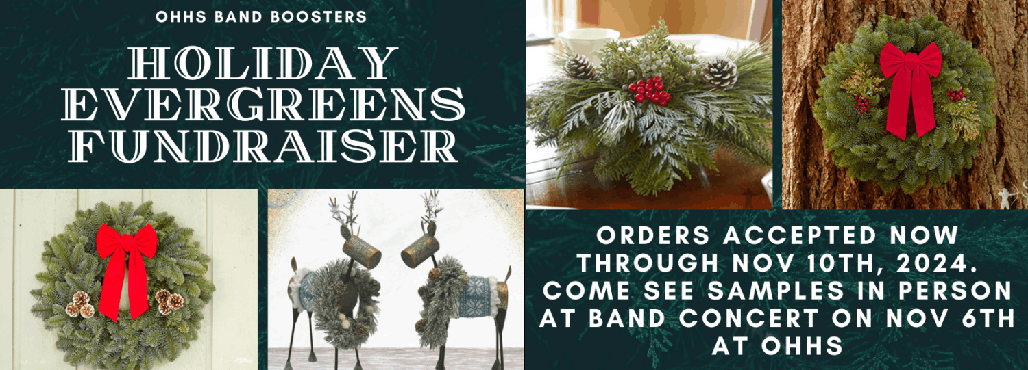 OHHS Holiday Evergreens Fundraiser